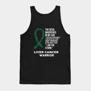 The Devil- Liver cancer Awareness Support Ribbon Tank Top